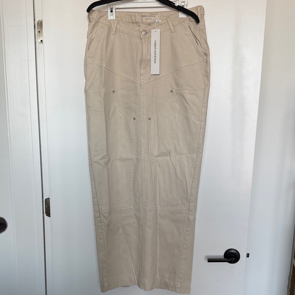Naked wardrobe maxi skirt size large nwt